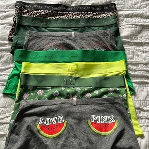 7 pairs of Victoria's Secret boyshorts